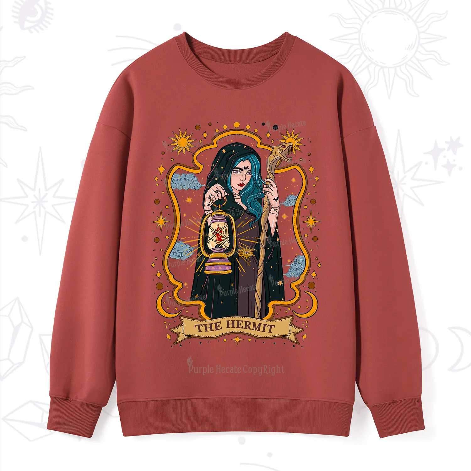 Purplehecate The Hermit Goddess Sweatshirt