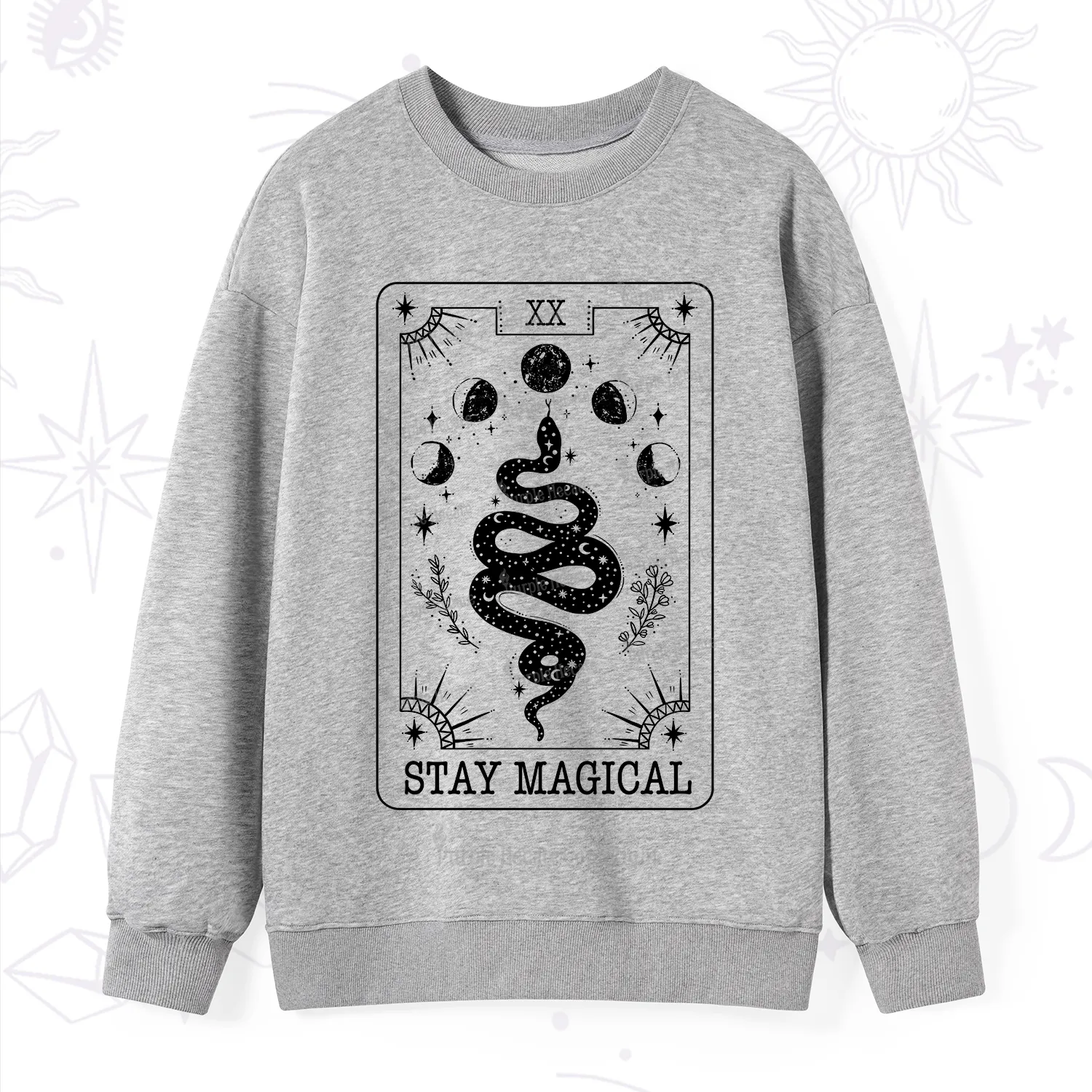 Purplehecate The Stay Magical Tarot Sweatshirt