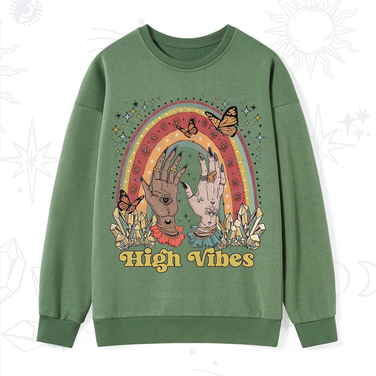 Purplehecate High Vibes Sweatshirt