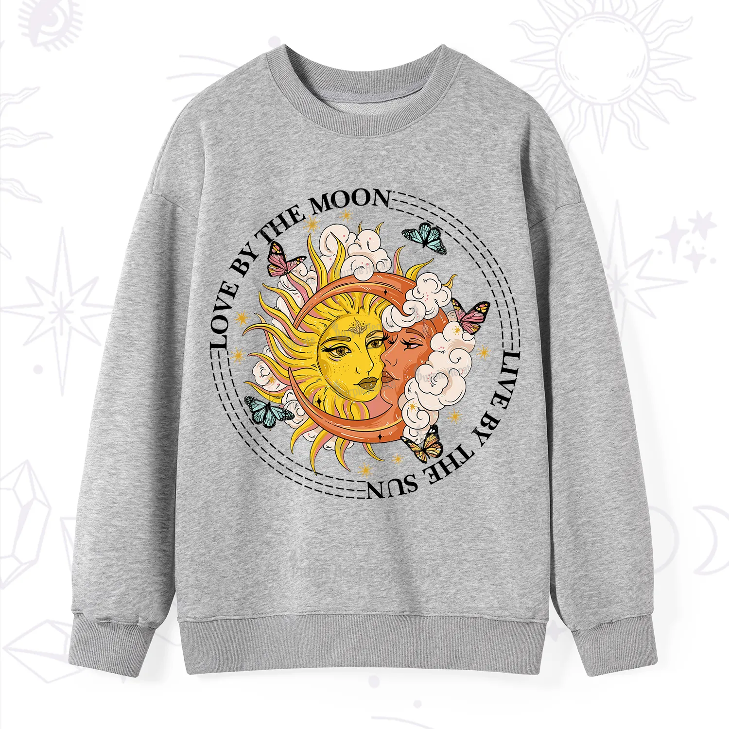 Purplehecate Live By The Sun Love By The Moon Sweatshirt