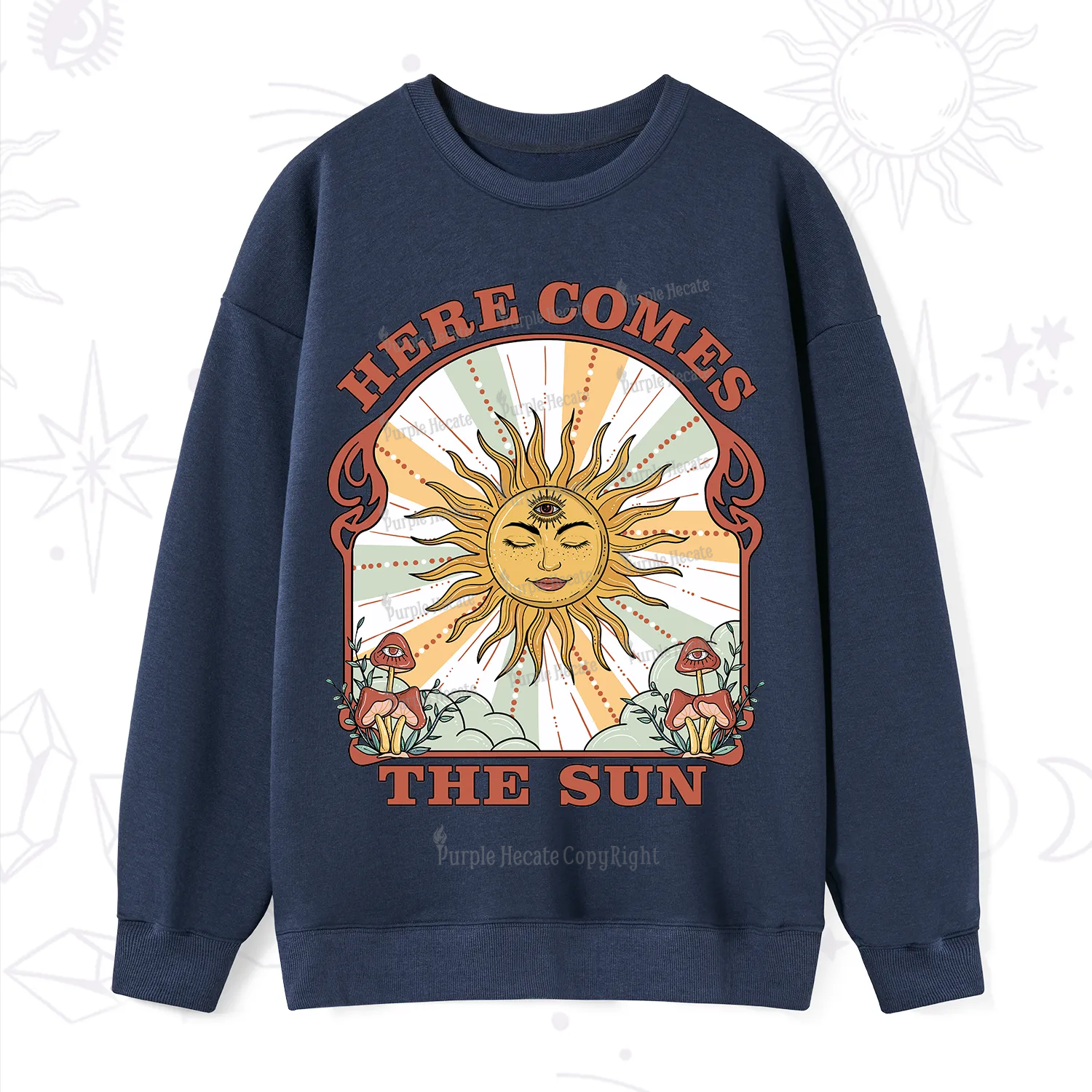 PurplehecateHere Comes The Sun Sweatshirt