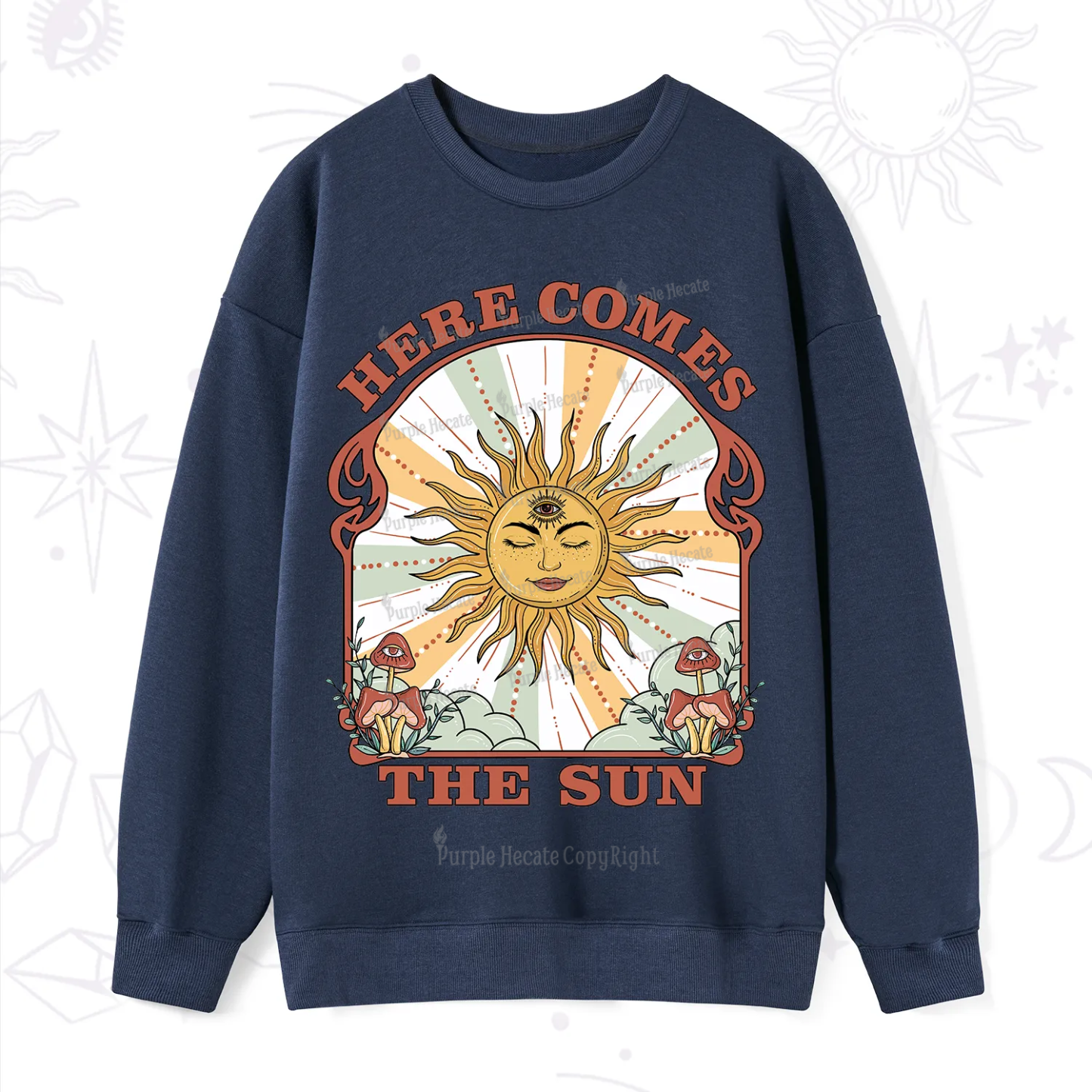 PurplehecateHere Comes The Sun Sweatshirt