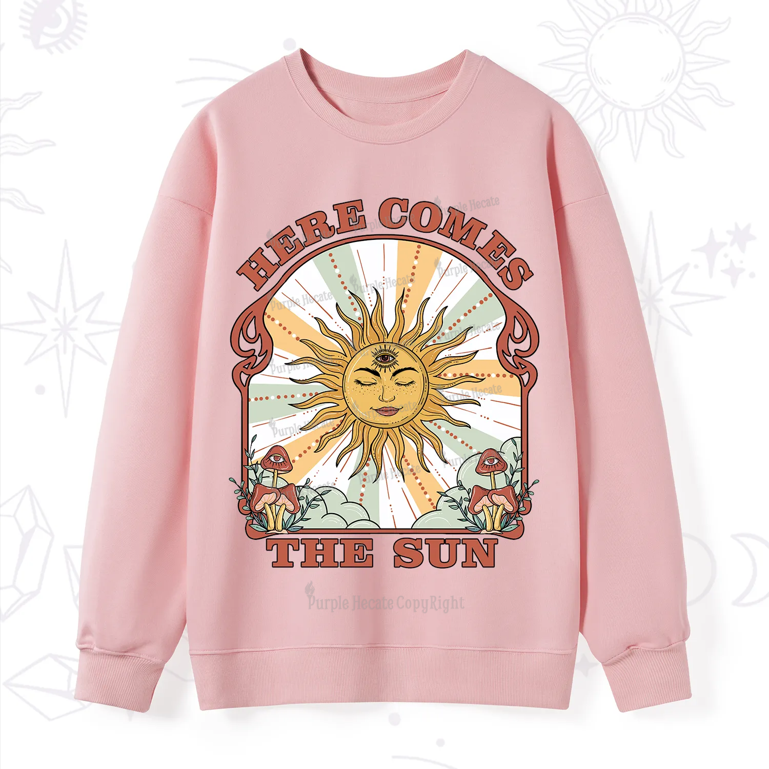 PurplehecateHere Comes The Sun Sweatshirt