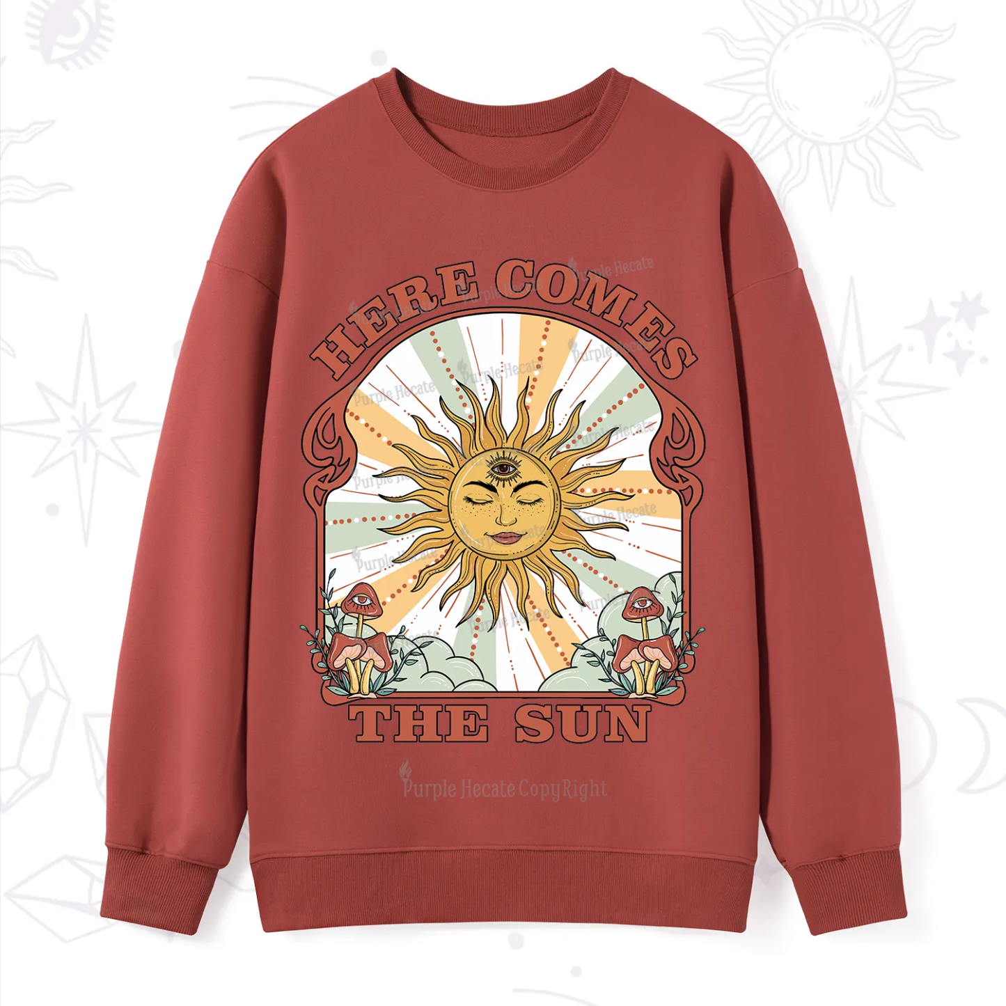 PurplehecateHere Comes The Sun Sweatshirt