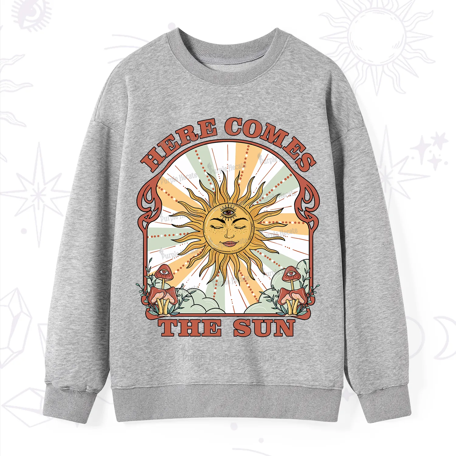 PurplehecateHere Comes The Sun Sweatshirt