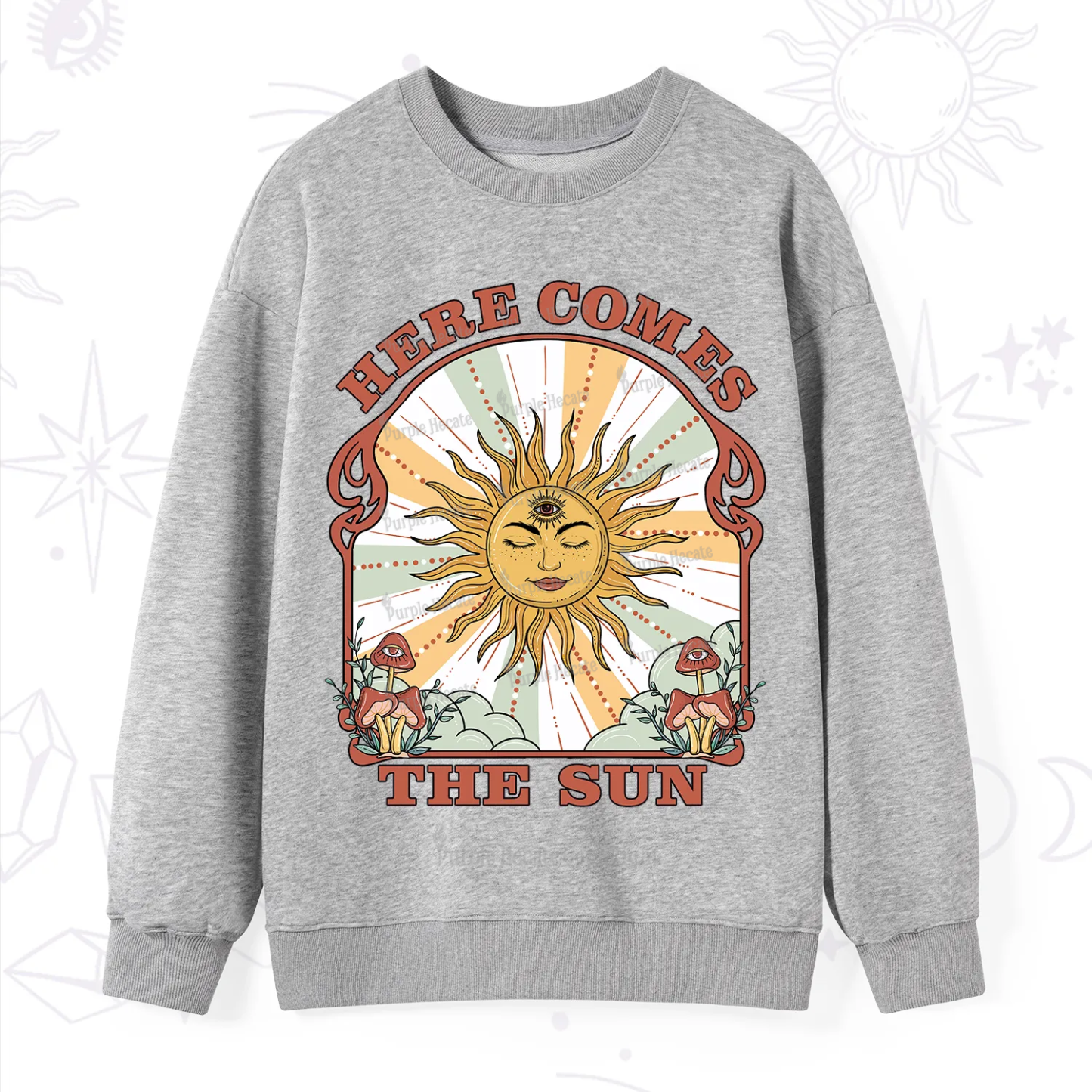 PurplehecateHere Comes The Sun Sweatshirt