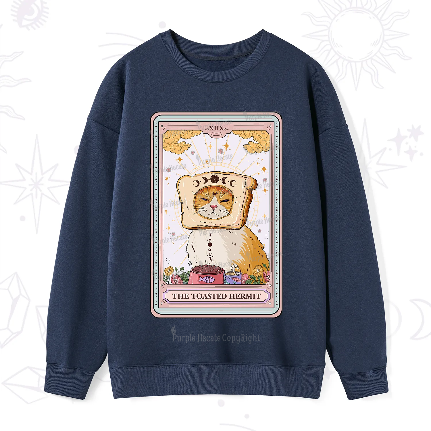 Purplehecate The Toasted Hermit Tarot Sweatshirt