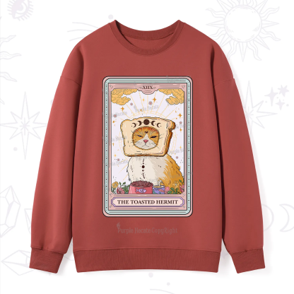 Purplehecate The Toasted Hermit Tarot Sweatshirt