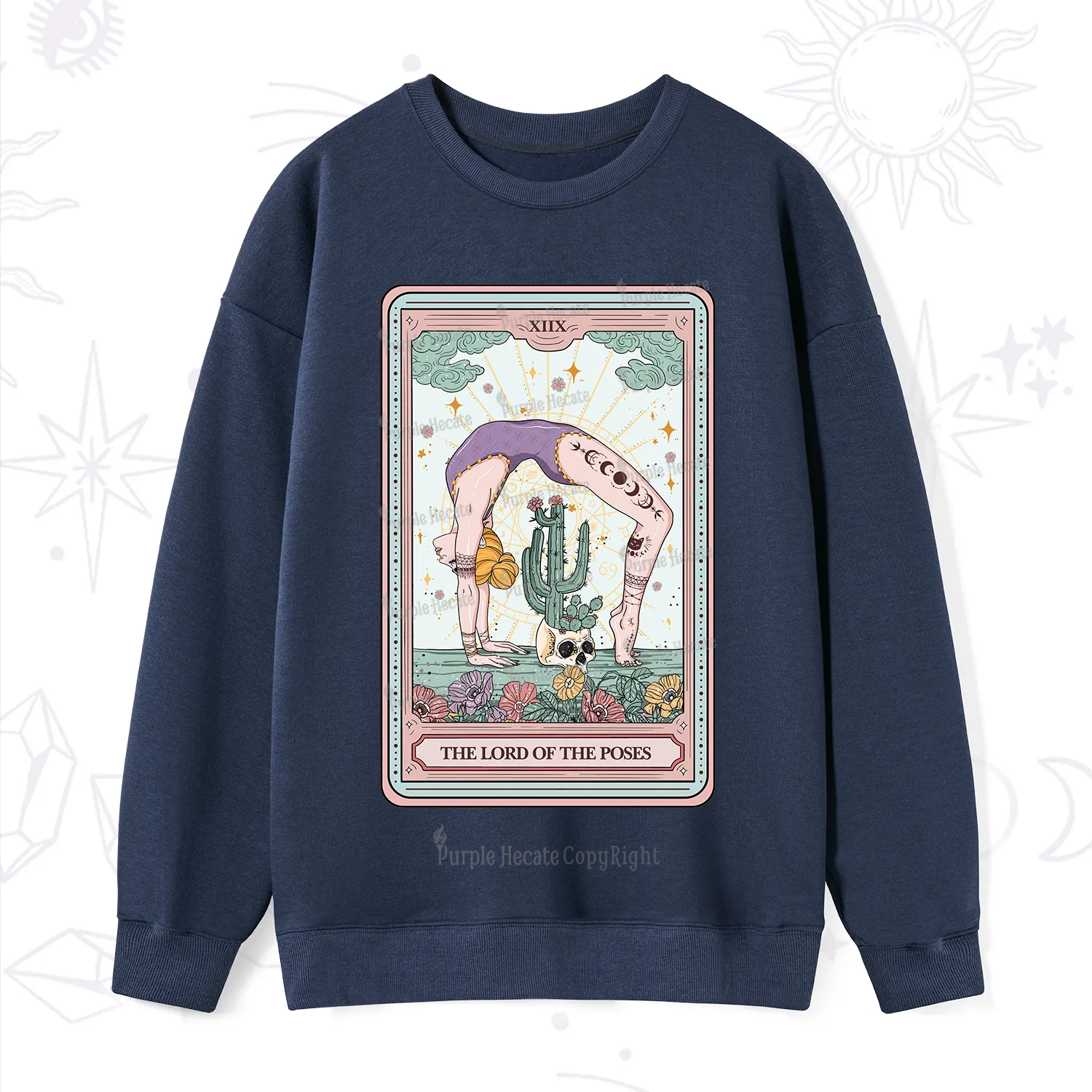 Purplehecate The Lord Of The Poses Tarot Sweatshirt