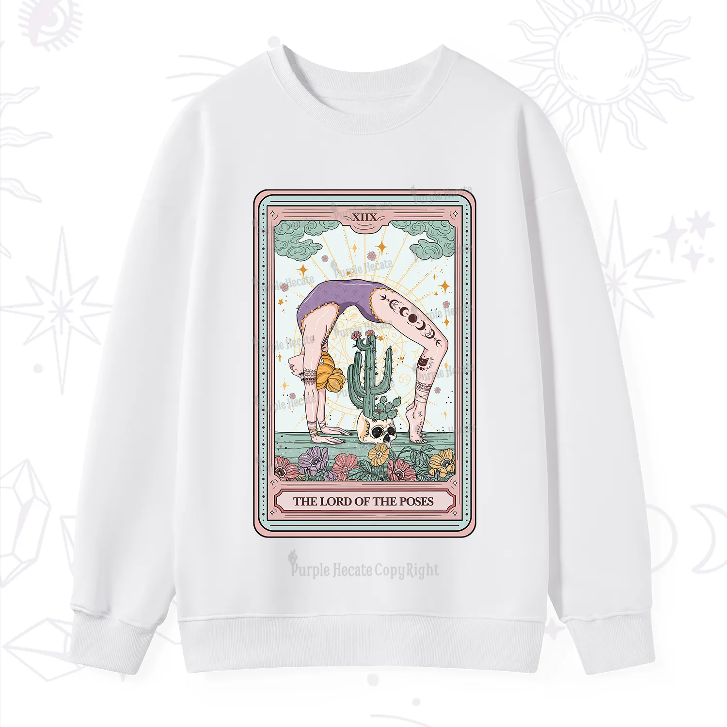 Purplehecate The Lord Of The Poses Tarot Sweatshirt