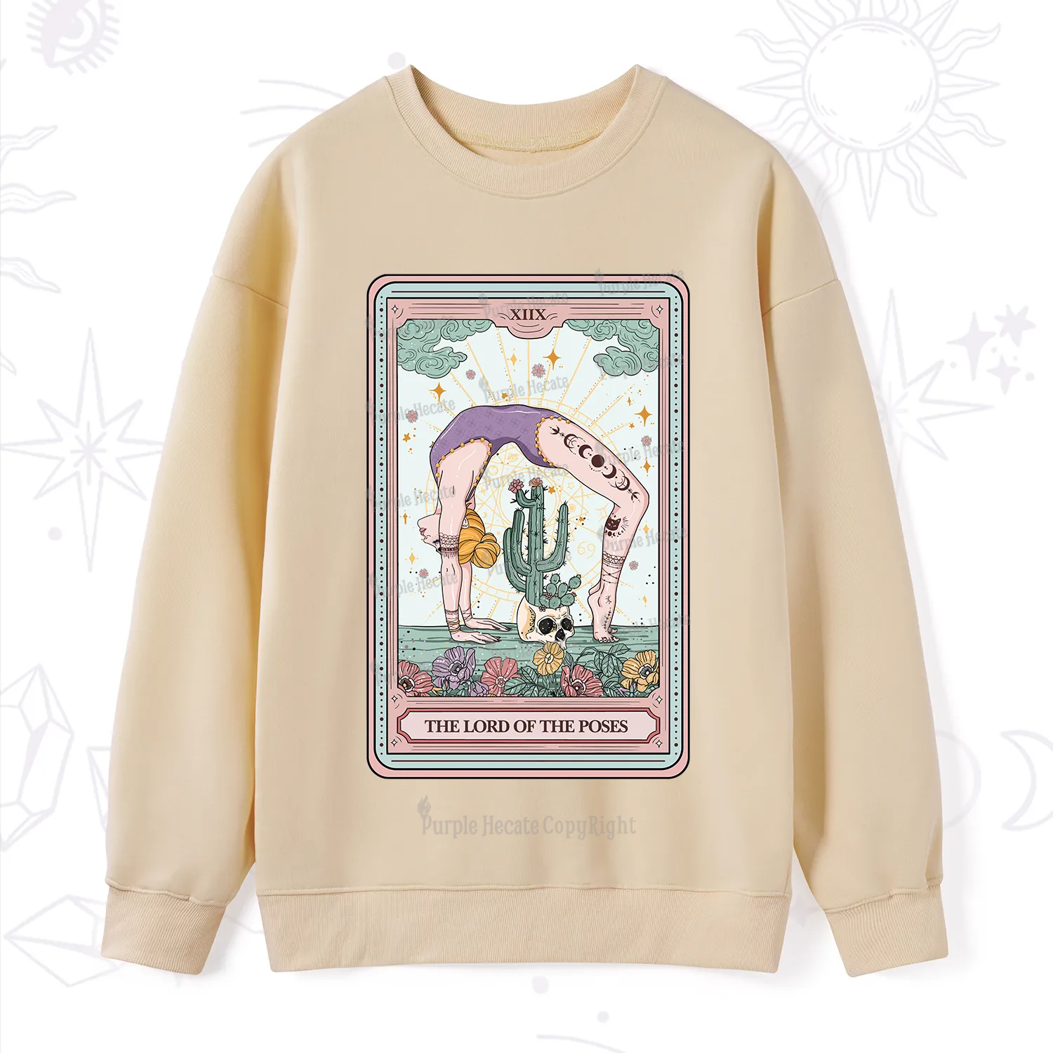 Purplehecate The Lord Of The Poses Tarot Sweatshirt