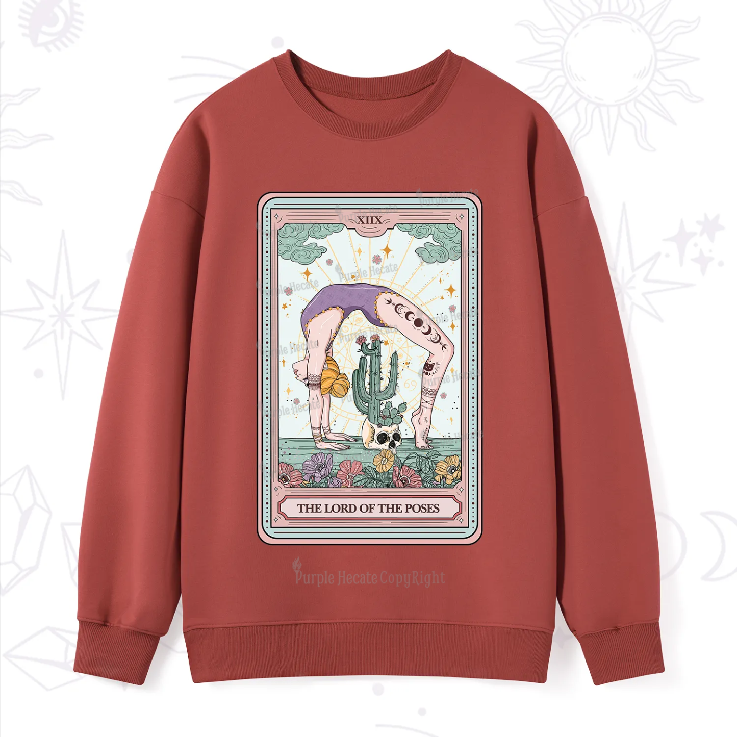 Purplehecate The Lord Of The Poses Tarot Sweatshirt