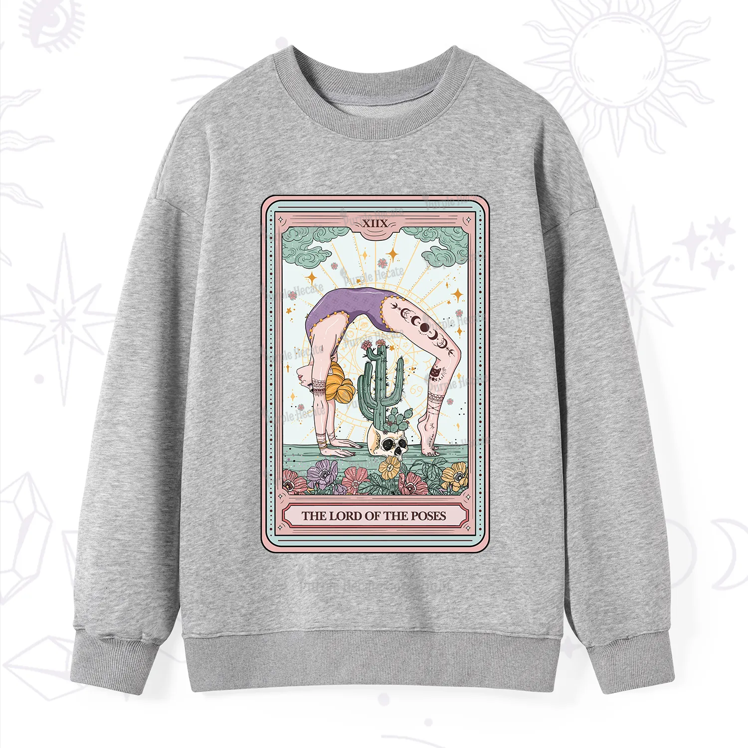 Purplehecate The Lord Of The Poses Tarot Sweatshirt