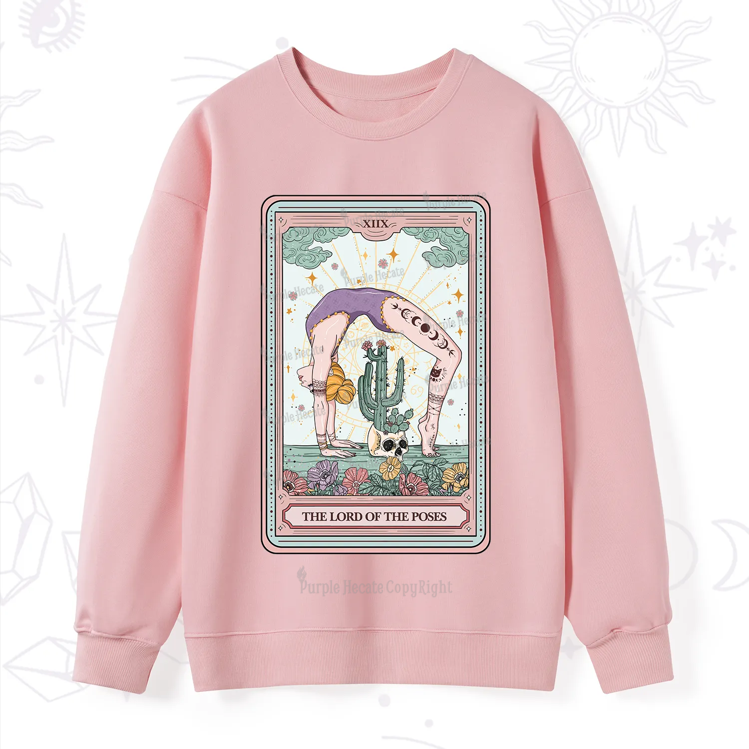 Purplehecate The Lord Of The Poses Tarot Sweatshirt