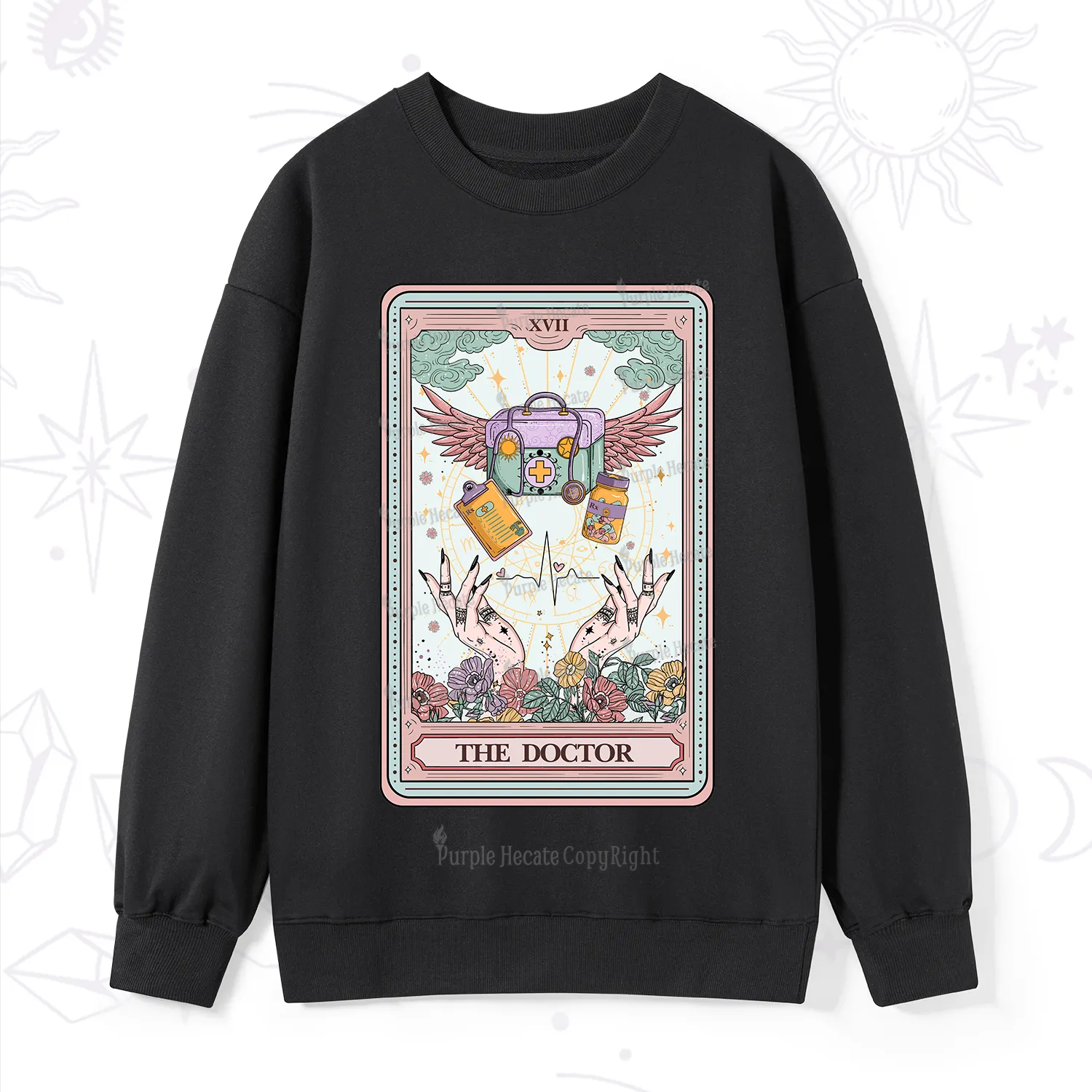 Purplehecate The Doctor Tarot Sweatshirt