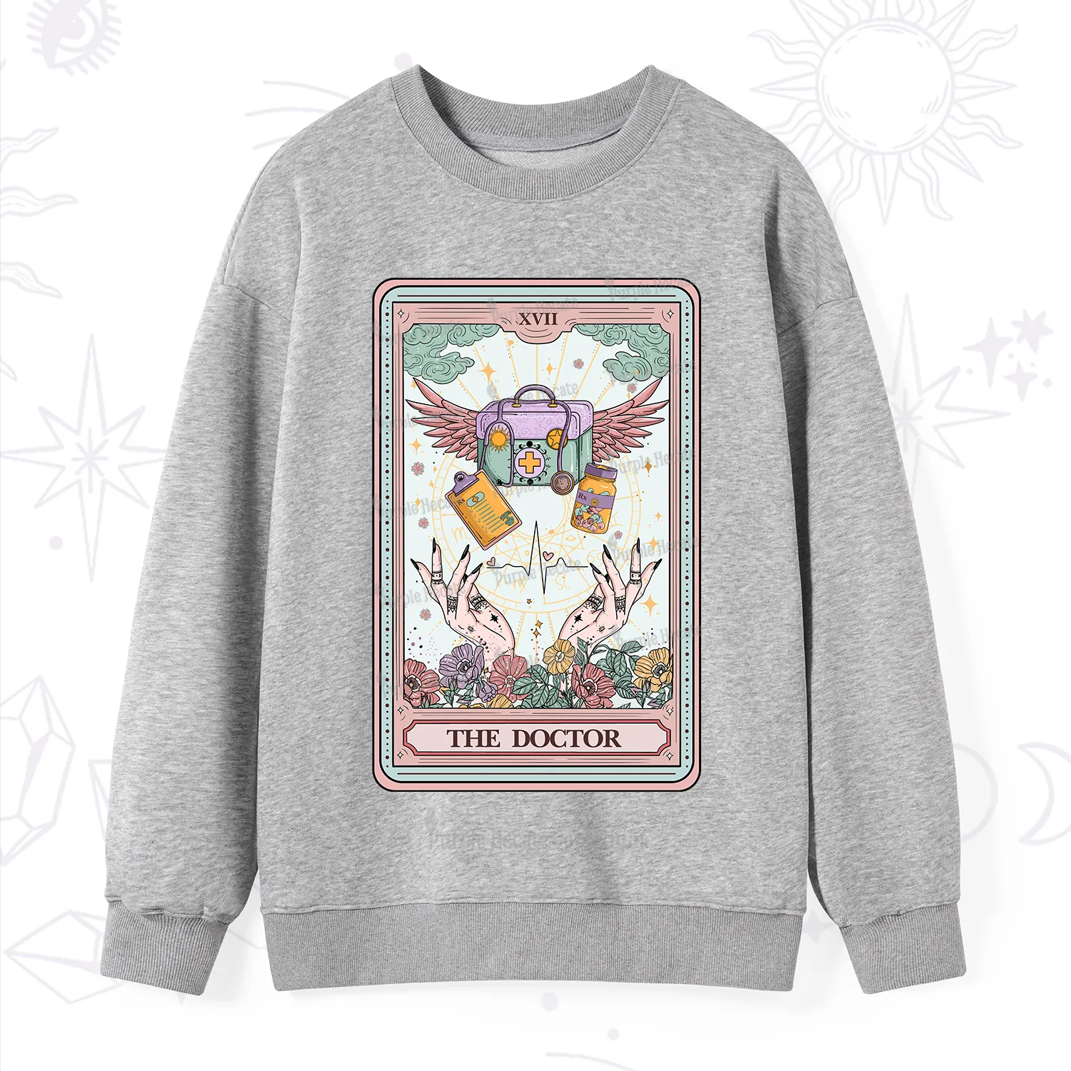 Purplehecate The Doctor Tarot Sweatshirt