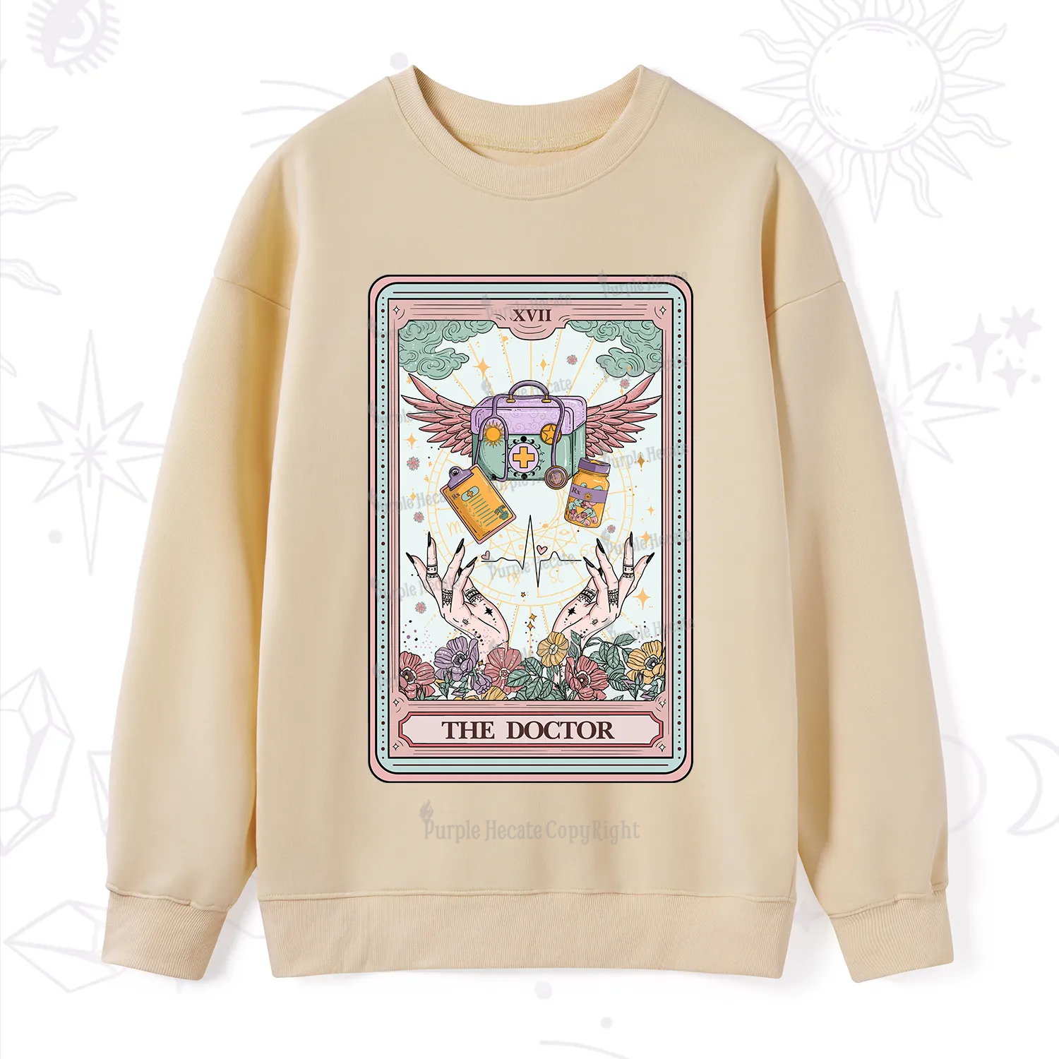 Purplehecate The Doctor Tarot Sweatshirt