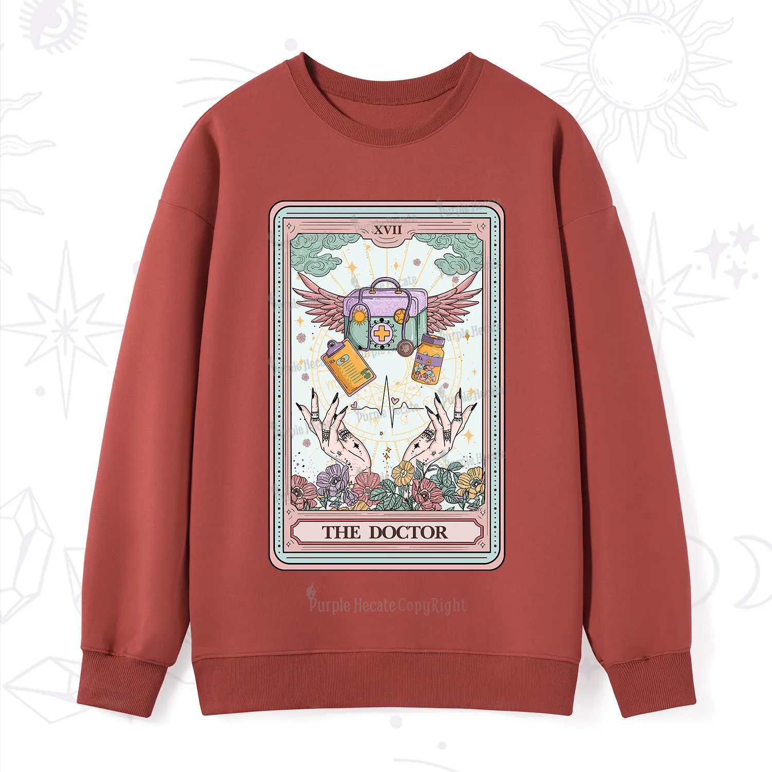 Purplehecate The Doctor Tarot Sweatshirt