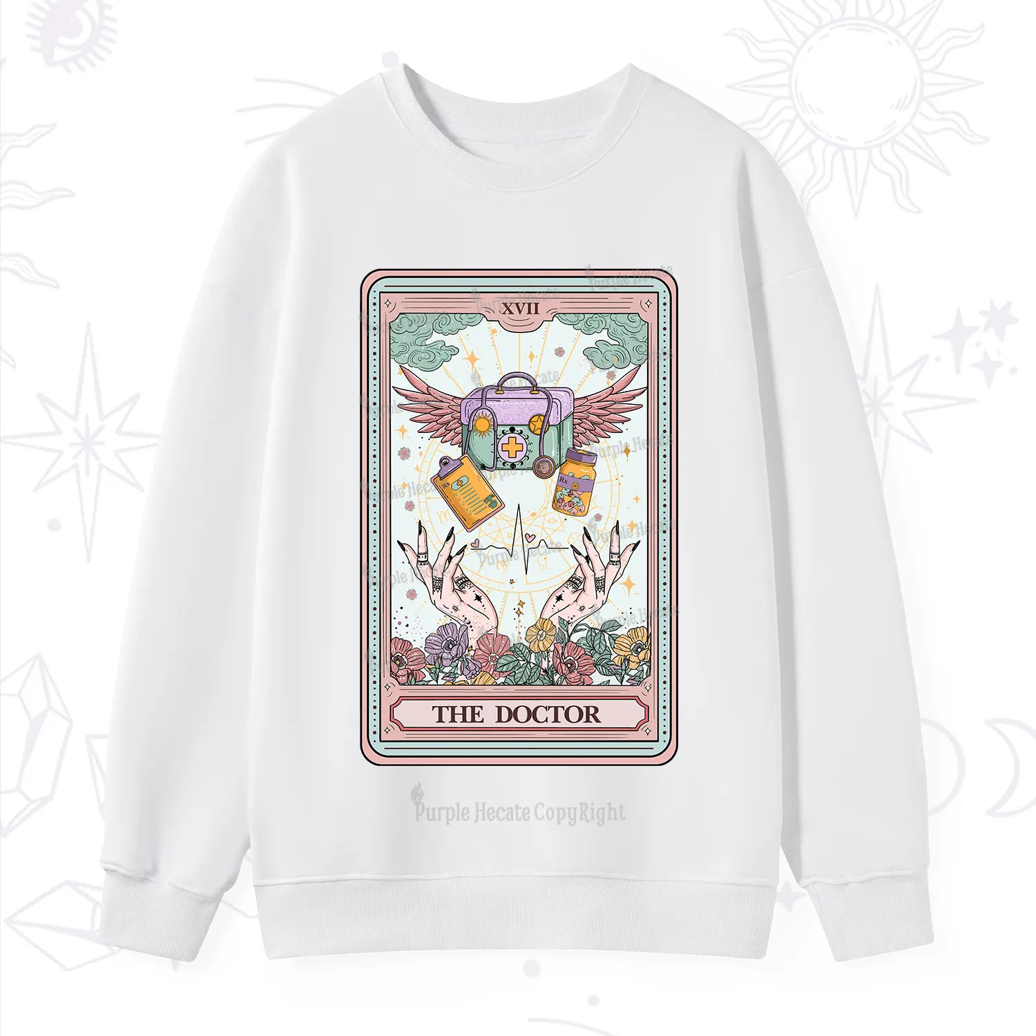 Purplehecate The Doctor Tarot Sweatshirt