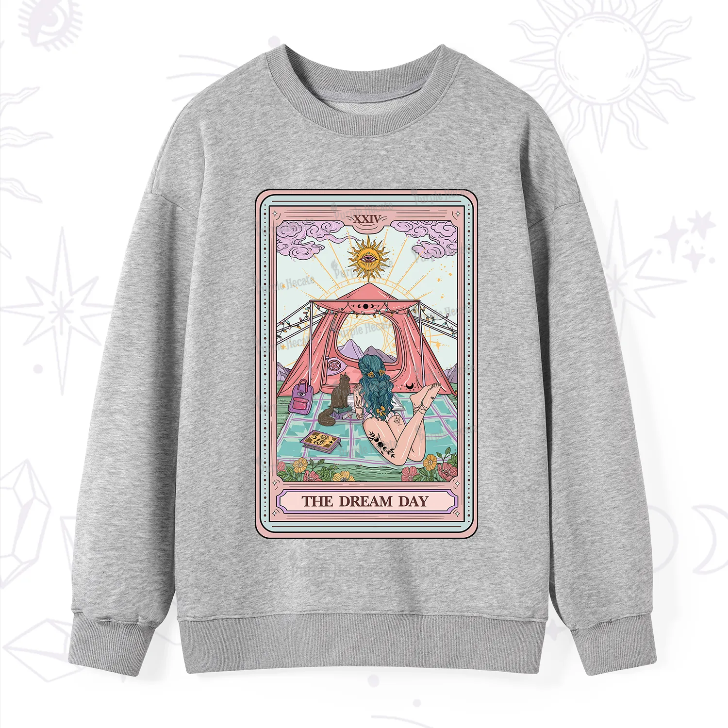 Purplehecate The Camp Lover Tarot Sweatshirt