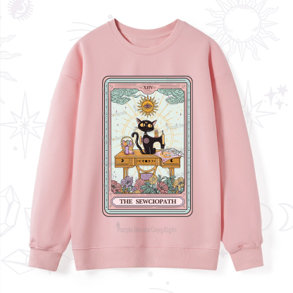 Purplehecate The Sewciopath Tarot Card Sweatshirt