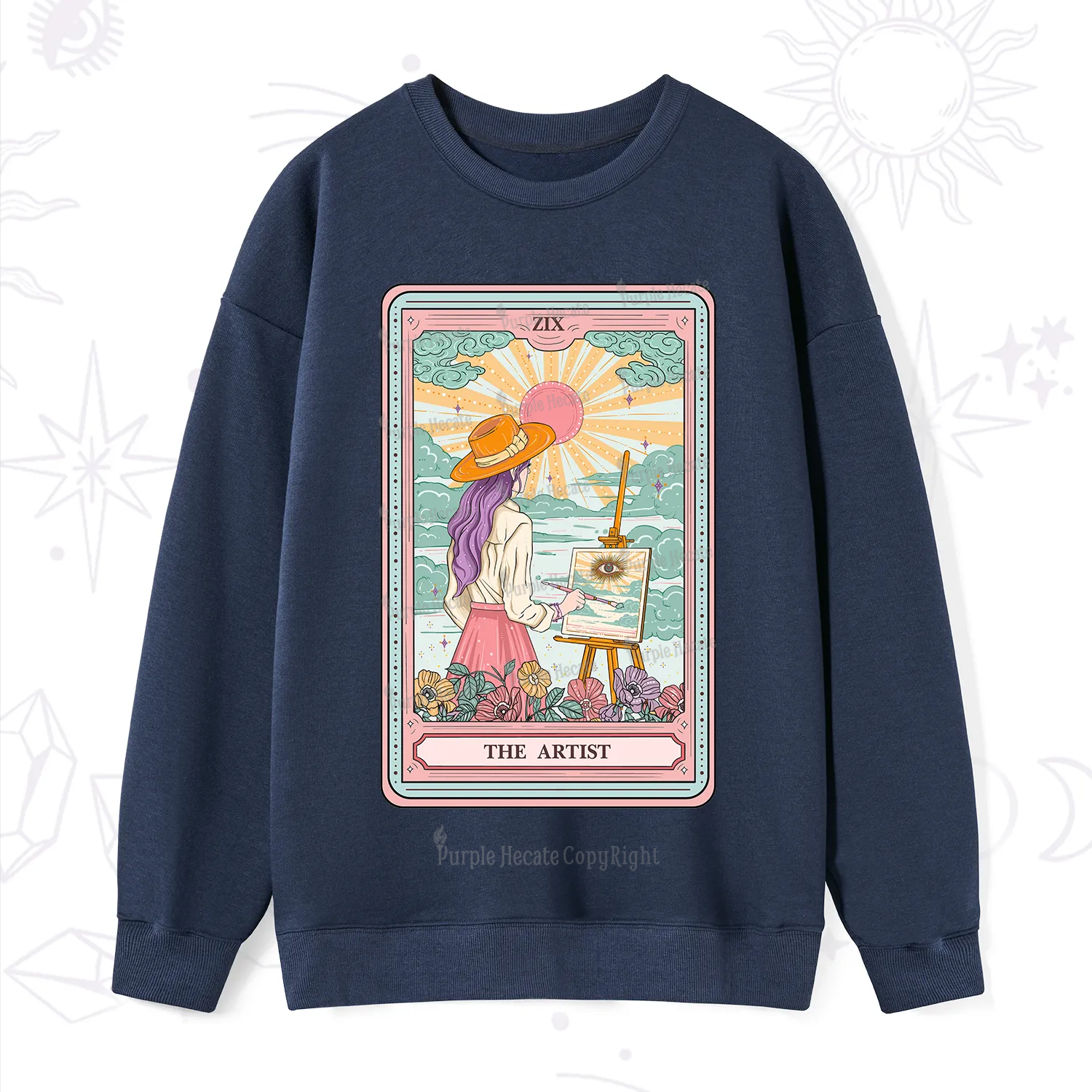 Purplehecate The Artist Tarot Sweatshirt