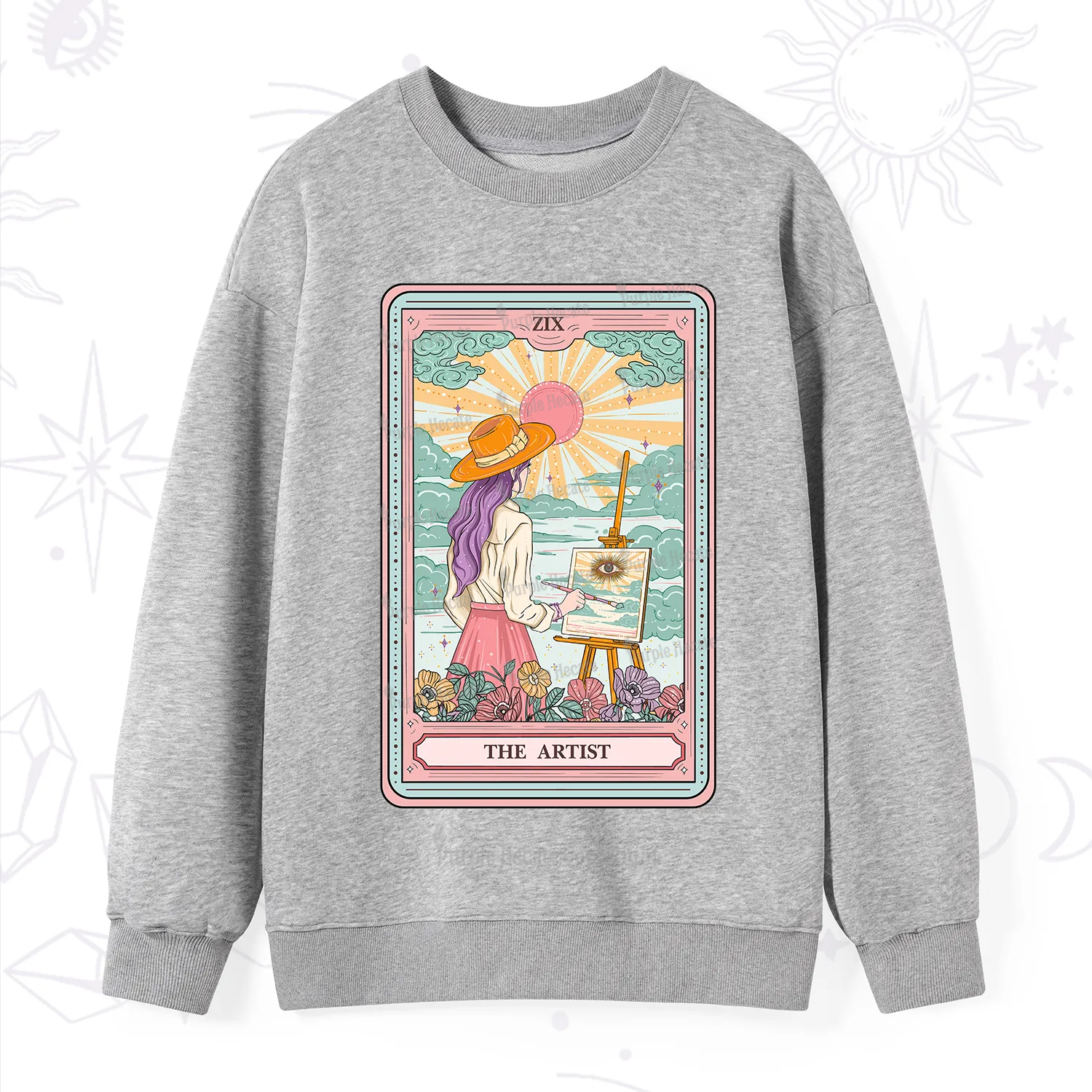 Purplehecate The Artist Tarot Sweatshirt