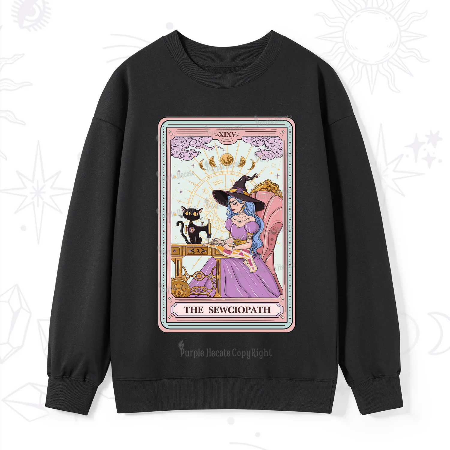 Purplehecate The Sewciopath Tarot Sweatshirt