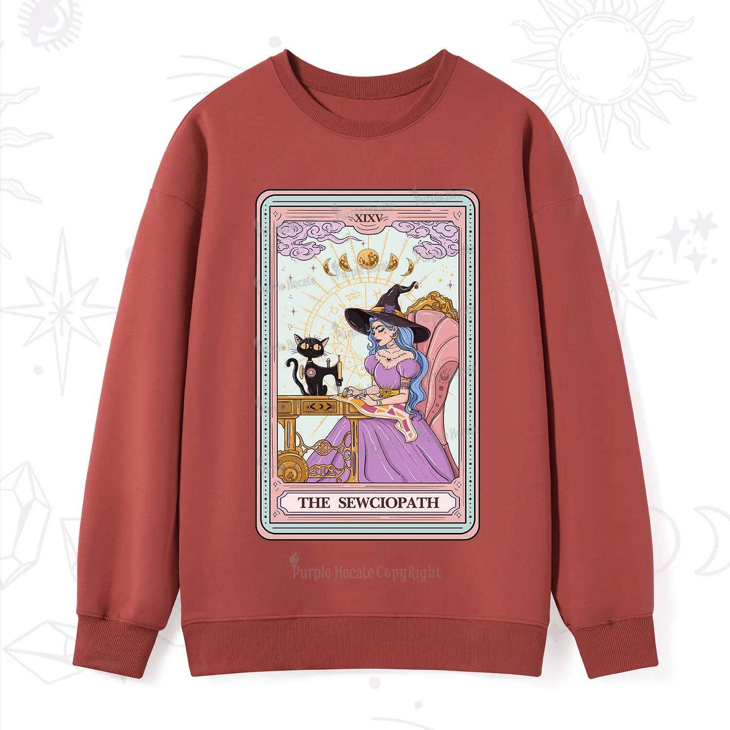 Purplehecate The Sewciopath Tarot Sweatshirt