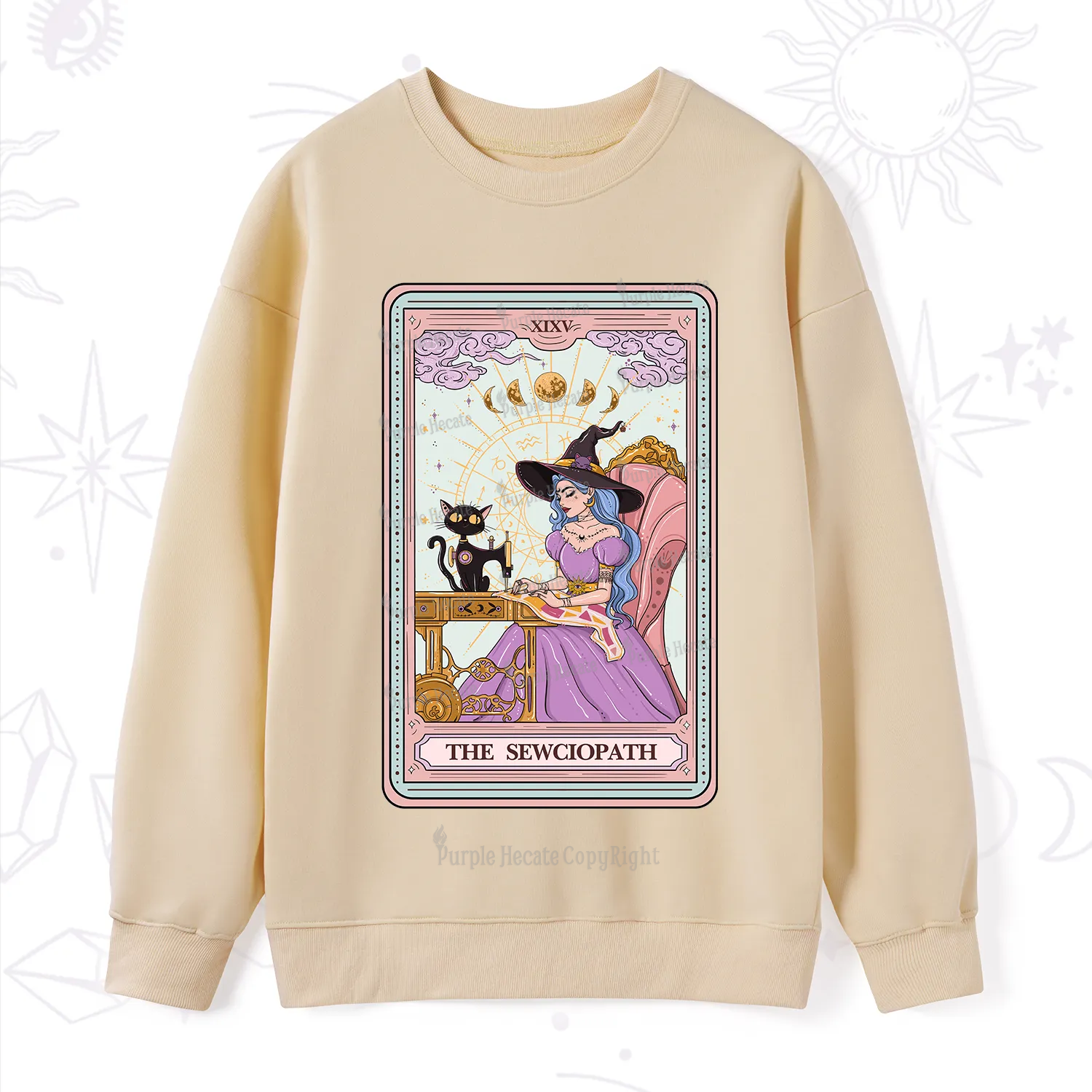Purplehecate The Sewciopath Tarot Sweatshirt