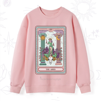 Purplehecate The Aries Goddess Tarot Sweatshirt