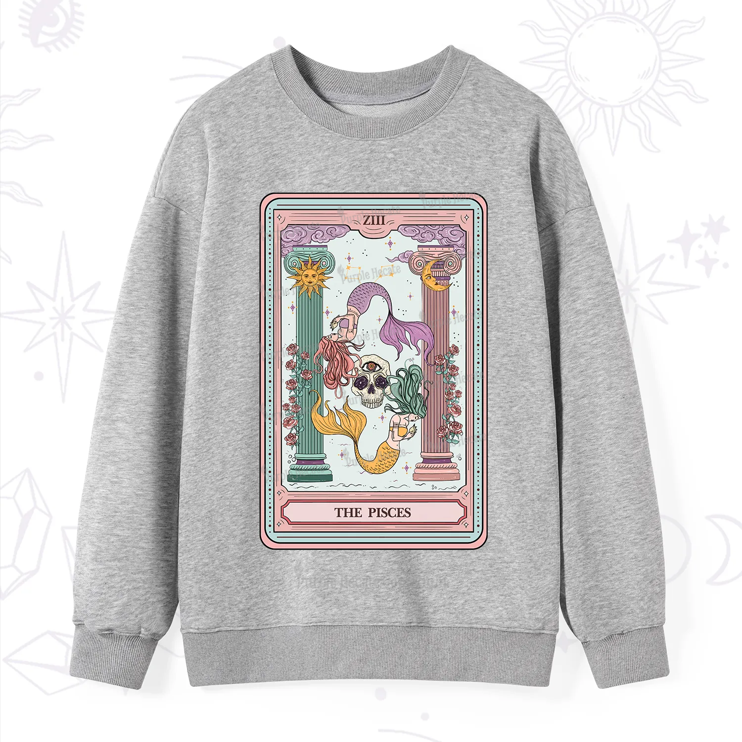 Purplehecate The Pisces Goddess Tarot Sweatshirt