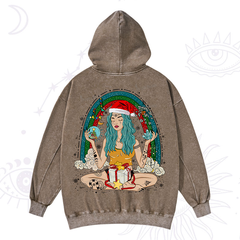 Purplehecate Christmas I'm The Queen Of All My Dreams Washed Hoodie
