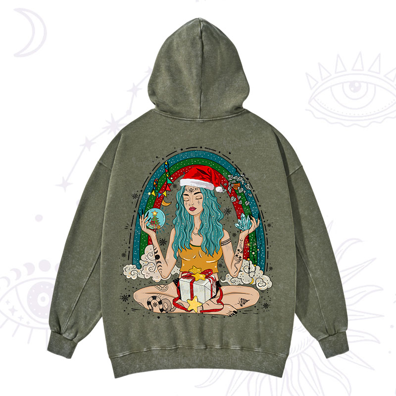 Purplehecate Christmas I'm The Queen Of All My Dreams Washed Hoodie