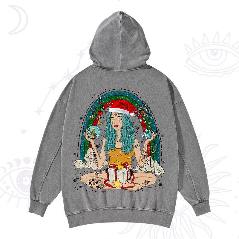 Purplehecate Christmas I'm The Queen Of All My Dreams Washed Hoodie