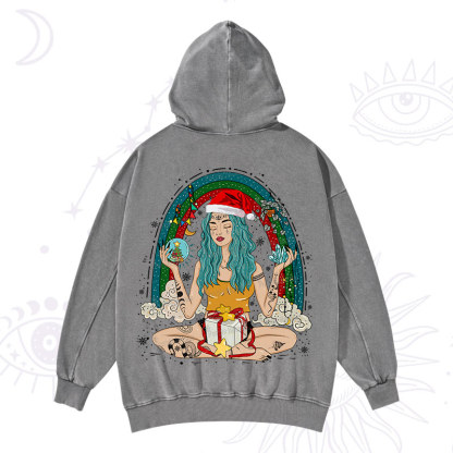 Purplehecate Christmas I'm The Queen Of All My Dreams Washed Hoodie