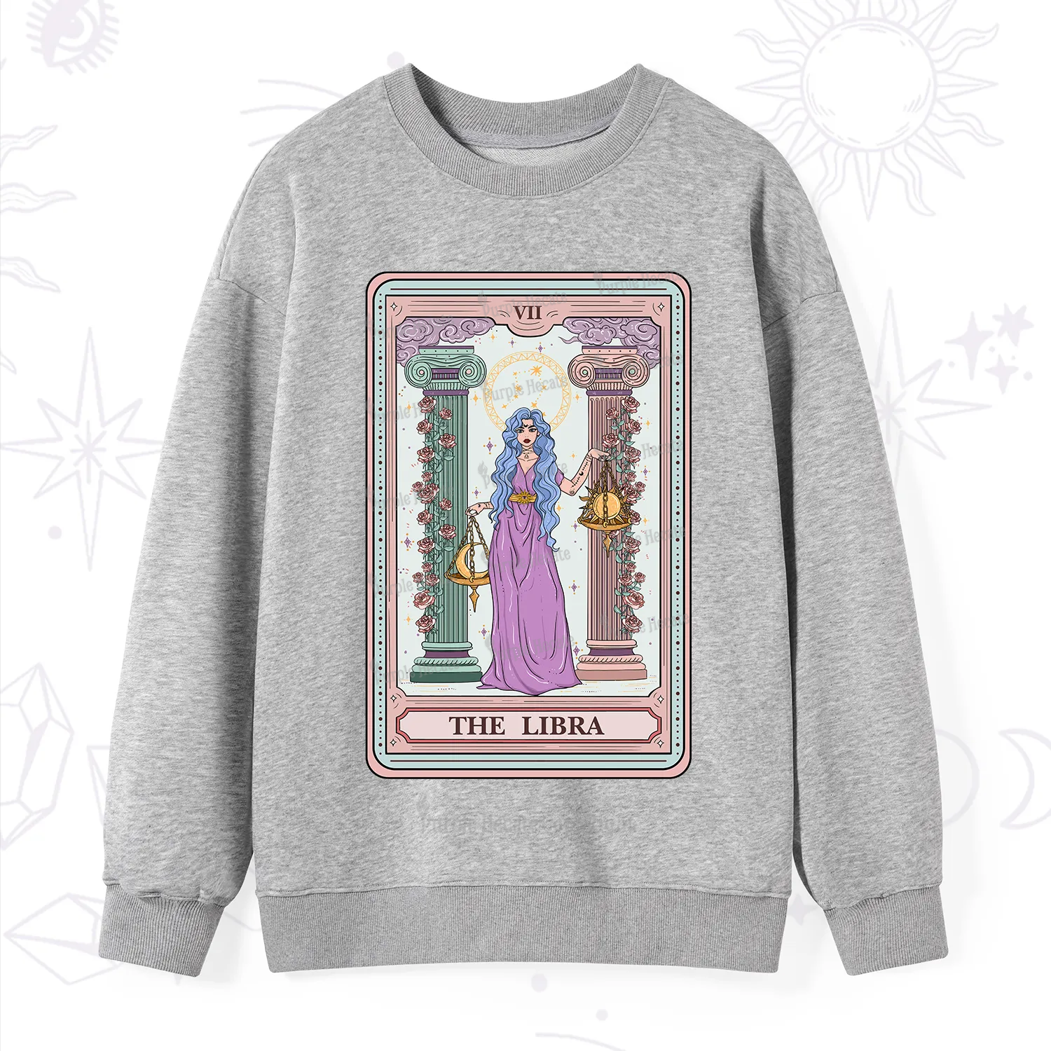 Purplehecate The Libra Goddess Tarot Sweatshirt