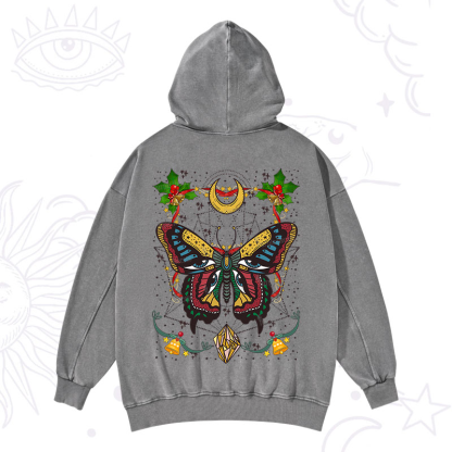 Purplehecate Christmas I Am Opening Washed Hoodie