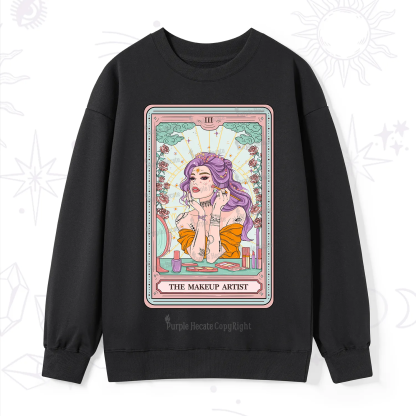 Purplehecate The Makeup Artist Tarot Sweatshirt