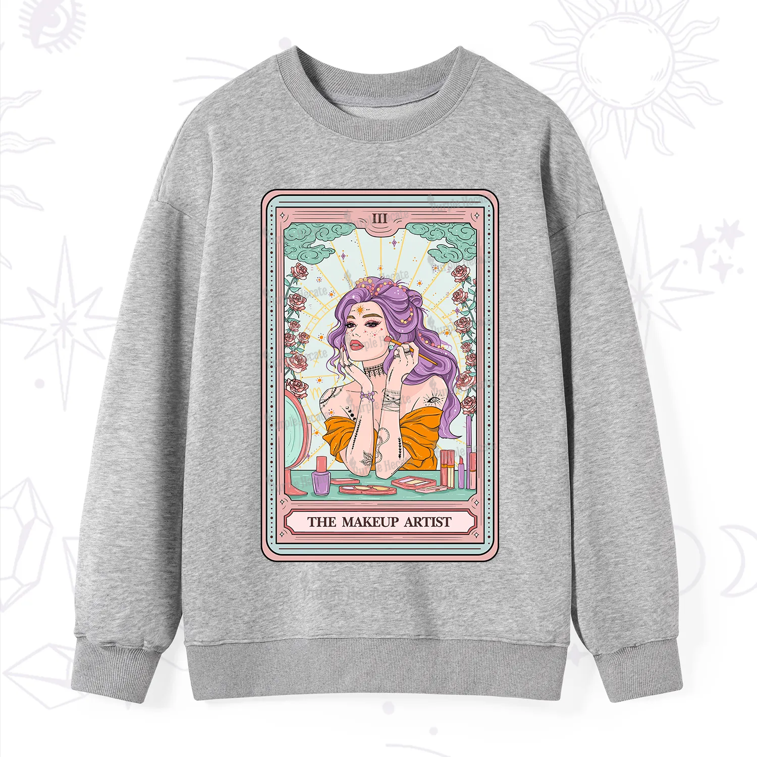 Purplehecate The Makeup Artist Tarot Sweatshirt