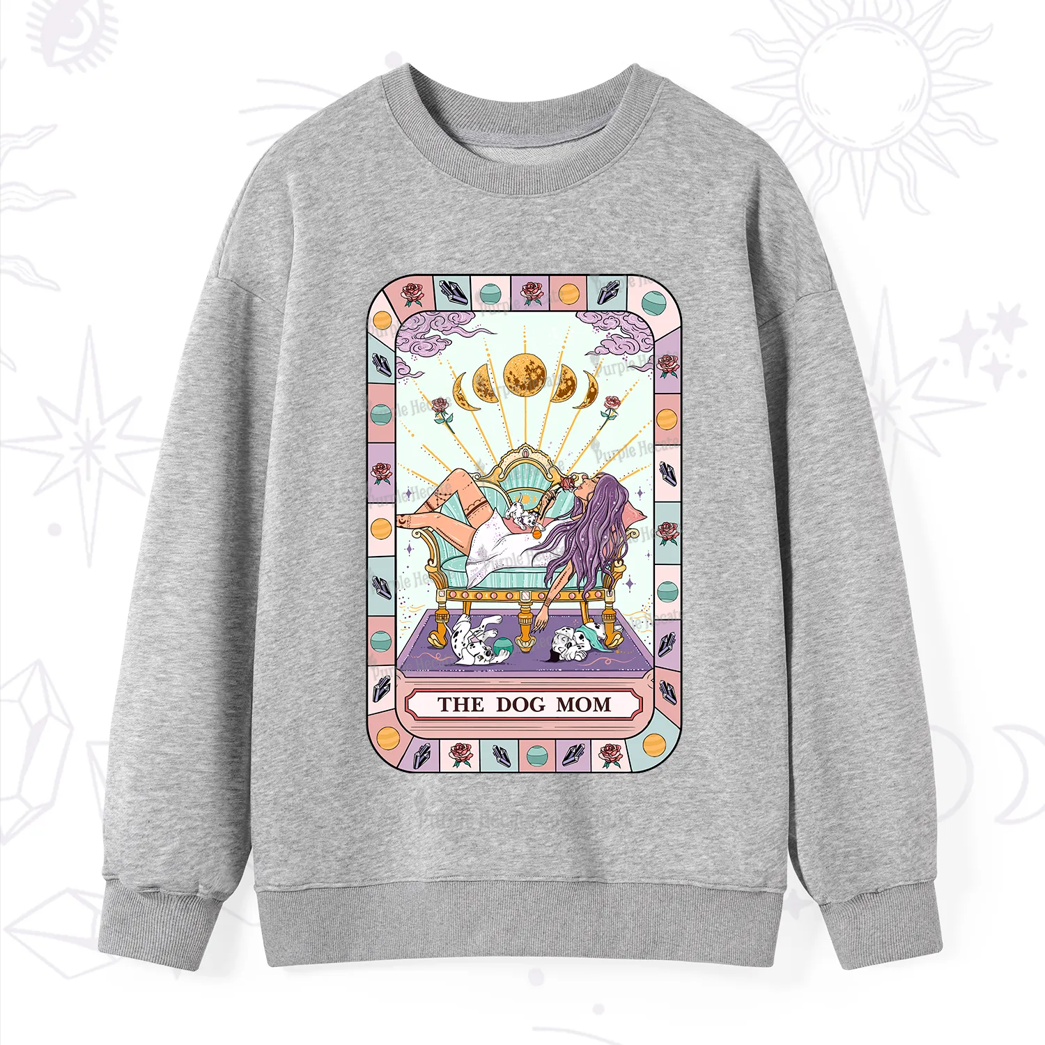 Purplehecate The Chill Dog Mom Sweatshirt