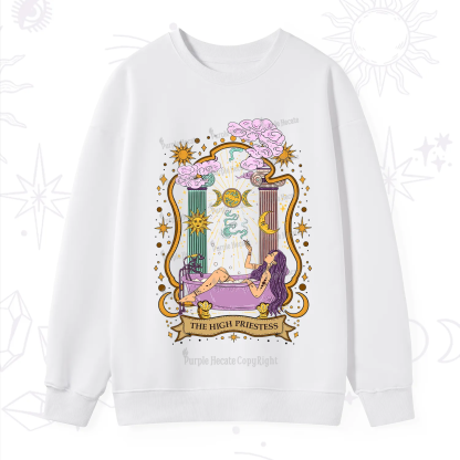 Purplehecate The High Priestess Goddess Sweatshirt