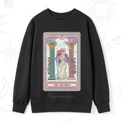 Purplehecate The Aquarius Goddess Tarot Sweatshirt