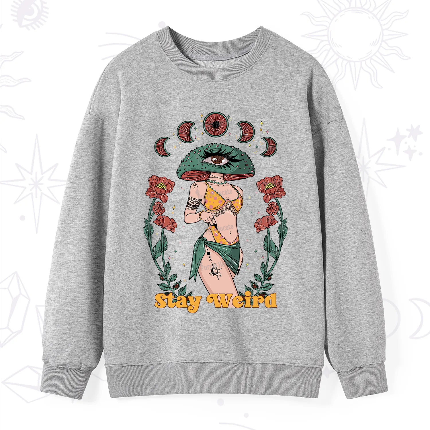 Purplehecate Stay Weird Sweatshirt