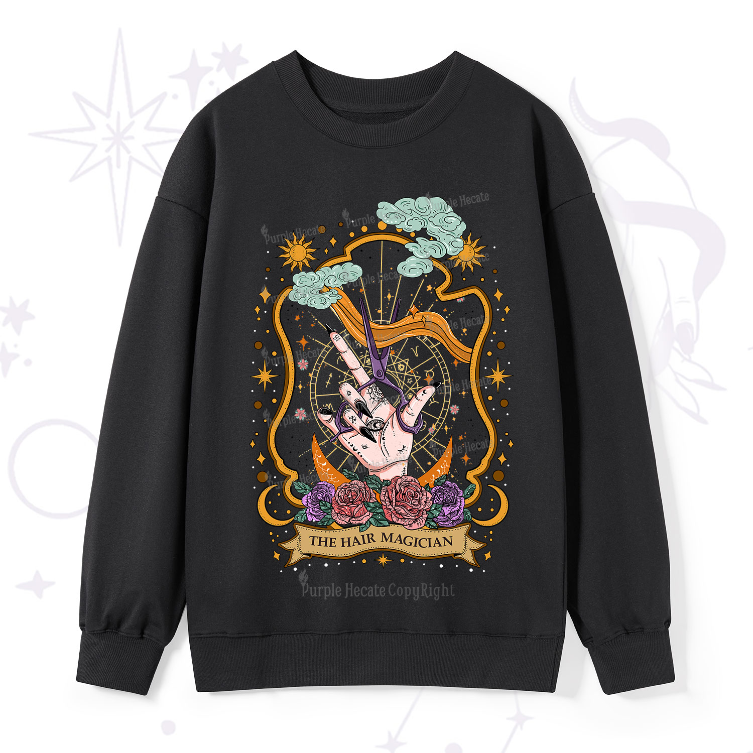 Purplehecate The Hair Magician Sweatshirt