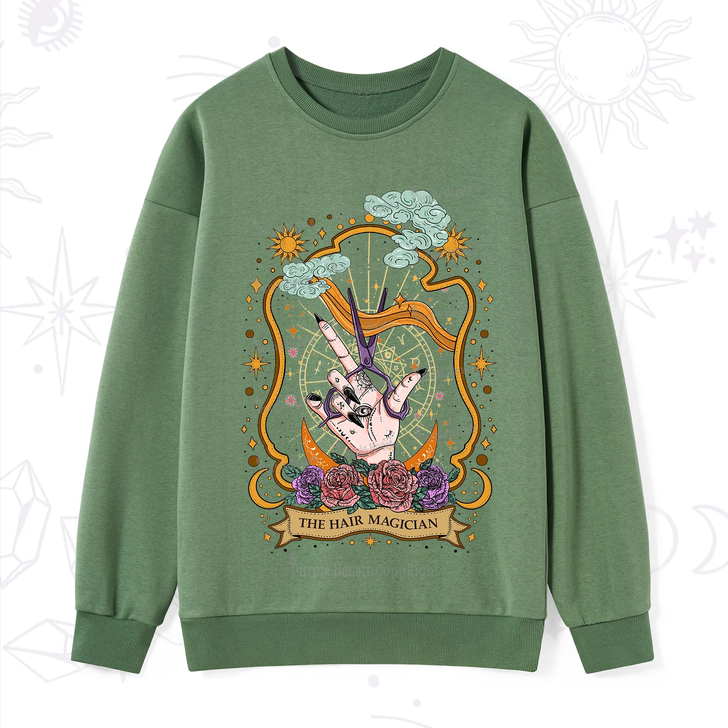 Purplehecate The Hair Magician Sweatshirt