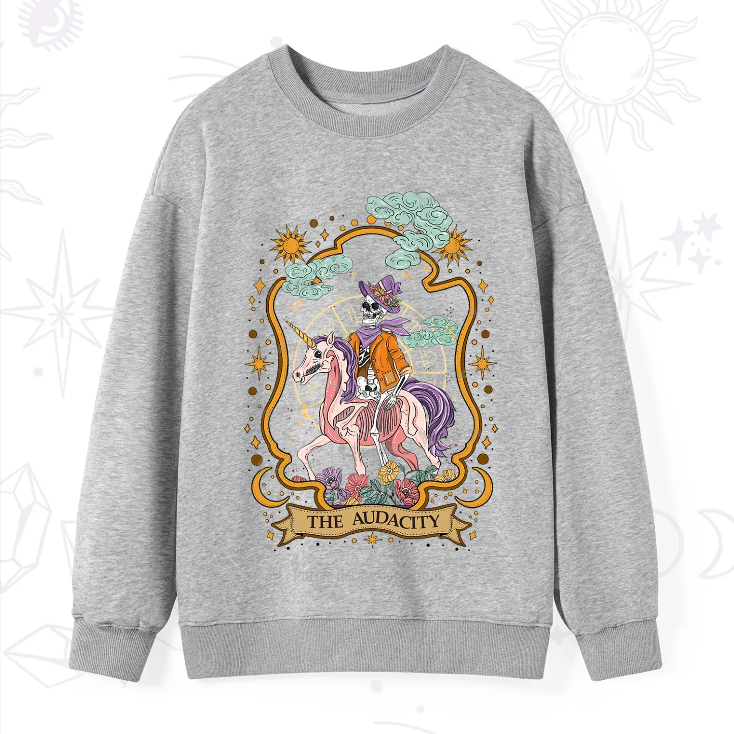 Purplehecate The Audacity Skeleton Sweatshirt