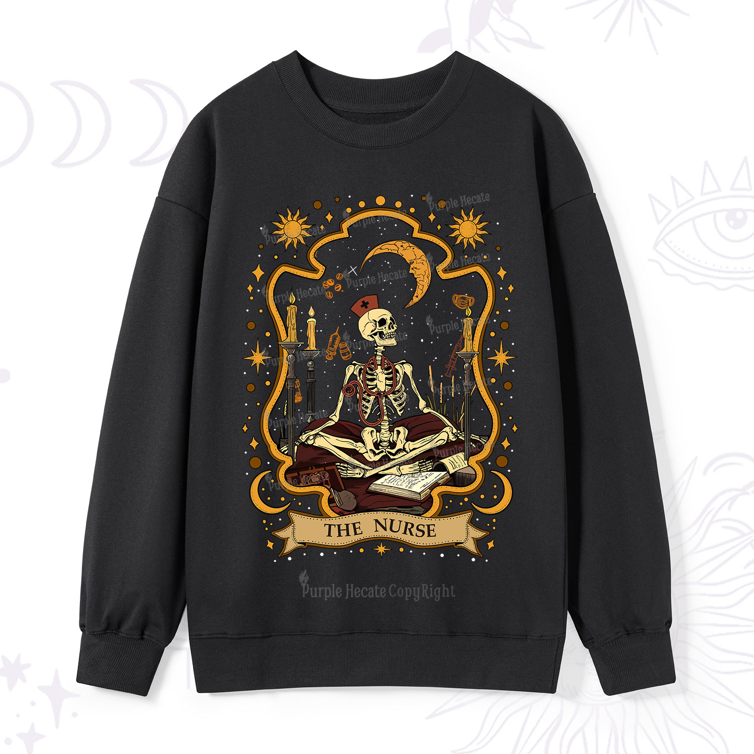 Purplehecate The Nurse Skeleton Sweatshirt