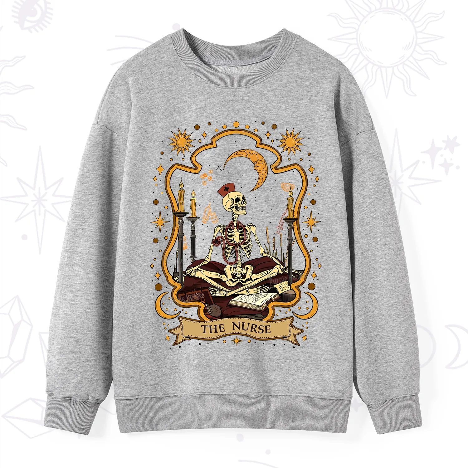 Purplehecate The Nurse Skeleton Sweatshirt