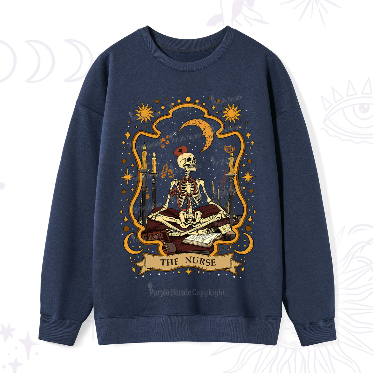Purplehecate The Nurse Skeleton Sweatshirt